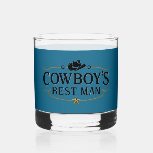 Cowboy Shot Bril Whisky Glas (Voorkant)
