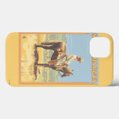 Cowboy (Side View) South Dakota Case-Mate iPhone Case (Achterkant (horizontaal))