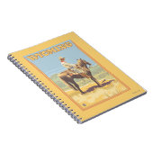 Cowboy (Side View) Wyoming Notitieboek (Rechterzijde)