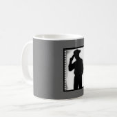Cowboy Silhouette Café Mug (Devant gauche)