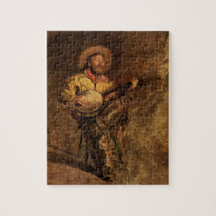  Cowboy Singing door Thomas Eakins Legpuzzel