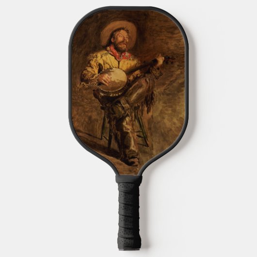  Cowboy Singing door Thomas Eakins Pickleball Paddle (Voorkant)