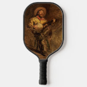  Cowboy Singing door Thomas Eakins Pickleball Paddle (Achterkant)