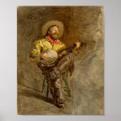 Cowboy Singing | Thomas Eakins Poster (Voorkant)