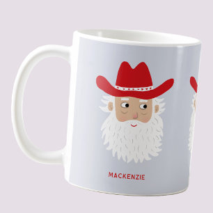 Cowboy Sinterklaas Kerst aangepaste tekst Koffiemok