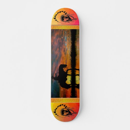Cowboy Skateboard (Voorkant)
