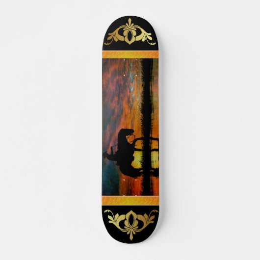 Cowboy Skateboard (Voorkant)