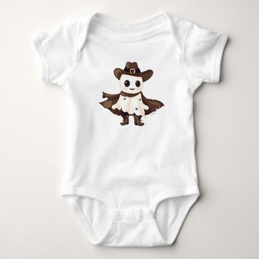 Cowboy Skelet Schatje Romper (Voorkant)