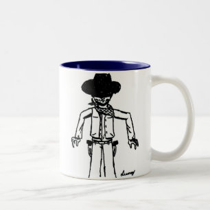 Cowboy Sketch Mug