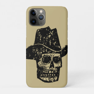  Cowboy Skull Print met Oud Western Pet iPhone 11 Pro Hoesje
