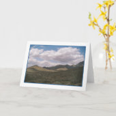 Cowboy Skyline Wenskaart Kaart (Gele Bloem)