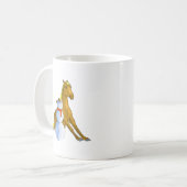 Cowboy Snowman & Horse Christmas Mug (Devant gauche)