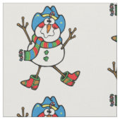 Cowboy Snowman Tissu de vacances (Fermer)