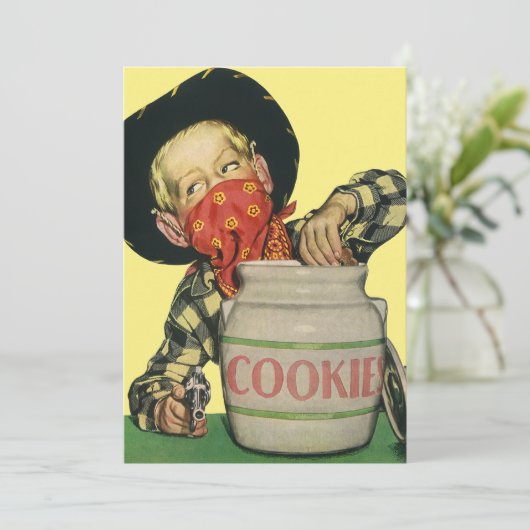Cowboy Speelgoed Hand in de Cookie Jar (Staand voorkant)