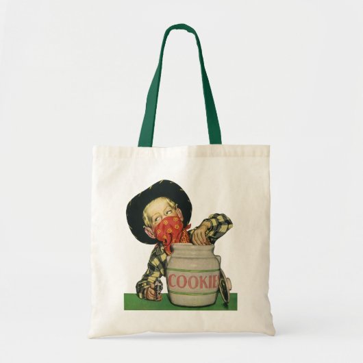 Cowboy Speelgoed Hand in de Cookie Jar Tote Bag (Voorkant)