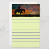 Cowboy Stationery Briefpapier (Voorkant / Achterkant)