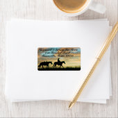 COWBOY SUNRISE ETIKET (Insitu)