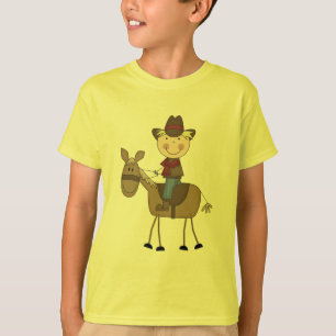 Cowboy sur des T-shirts et des cadeaux de cheval