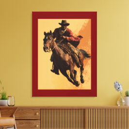 COWBOY SWAG # 3 CANVAS AFDRUK