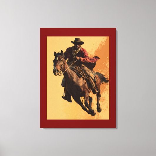 COWBOY SWAG # 3 CANVAS AFDRUK (Voorkant)