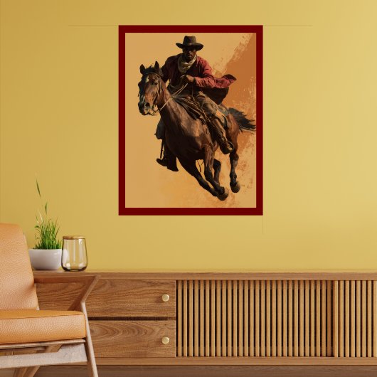 COWBOY SWAG # 3 POSTER (Woonkamer 2)