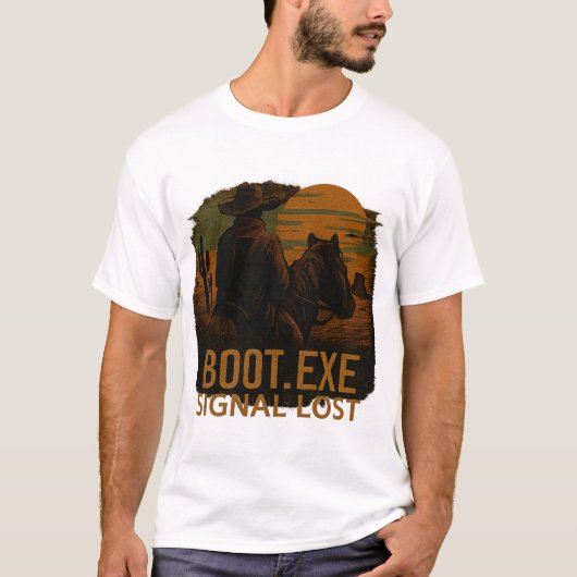 Cowboy-themed T-shirt (Devant)