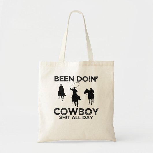 cowboy tote bag (Voorkant)