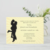 Cowboy uitnodiging voor verjaardagsfeestje (Staand voorkant)