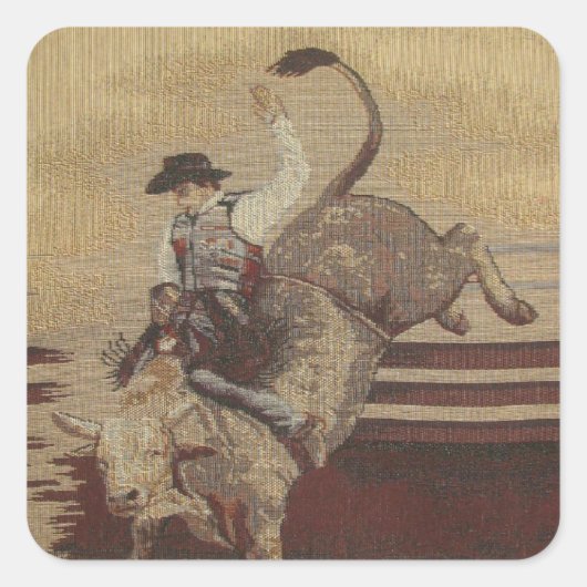 Cowboy Up Bull Rider Stickers (Voorkant)