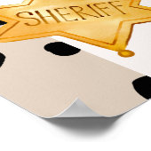 Cowboy Verjaardag 2d Rodeo Verjaardagsfeest Poster (Hoek)