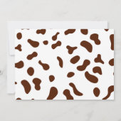 Cowboy Verjaardag Foto uitnodiging (Achterkant)