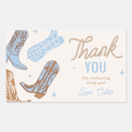 Cowboy Verjaardagsfeestje Sticker