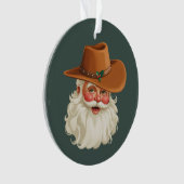 Cowboy Vintage Santa Funny Retro Western (devant)