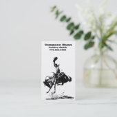 Cowboy-visitekaartjes Visitekaartje (Staand voorkant)