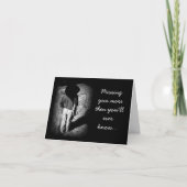 Cowboy vous manquant carte de note (Devant)