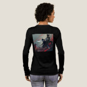 Cowboy vs. Female Ninja Tri-Blend Shirt (Achterkant)