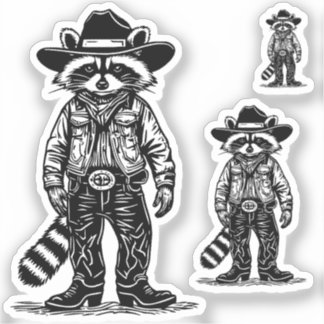 cowboy wasbeer sticker