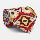 Cowboy Way Satin Foulard Stropdas (Opgerold)
