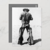 Cowboy Wearing Chaps  Briefkaart (Voorkant / Achterkant)