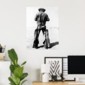 Cowboy Wearing Chaps  Poster (Thuiskantoor)