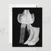 Cowboy Wedding Briefkaart (Voorkant / Achterkant)