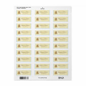 Cowboy Wedding Return Address Label (Full Sheet)