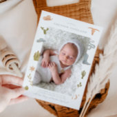 Cowboy Western Baby Photo Faire-part de naissance
