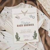 Cowboy Western Baby Shower Invitation