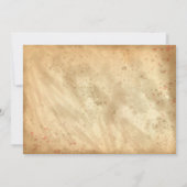 Cowboy Western Birthday Invitation / Wanted Poster (Dos)