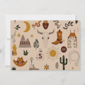 Cowboy Western Boys Anniversaire Photo Invitation (Dos)