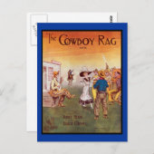 Cowboy Western Briefkaart (Voorkant / Achterkant)