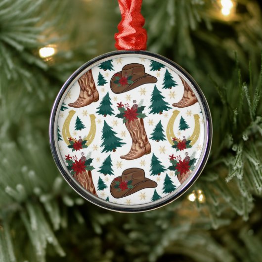 Cowboy Western Christmas Ornament Keepsake (Boom)