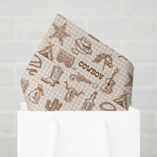 Cowboy Western Decoupage Tissuepapier