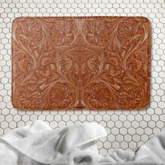 cowboy western landpatroon met gereedschap badmat